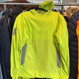 Arc'teryx Green Windbreaker Reflective Lightweight Jacket